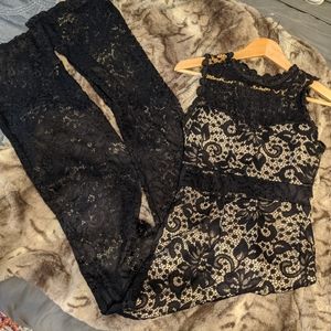 Gorgeous lace jumpsuit!